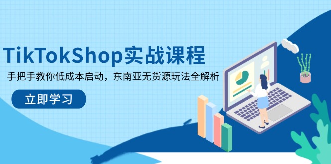 （14269期）TikTokShop实战课程，手把手教你低成本启动，东南亚无货源玩法全解析-智壹网创