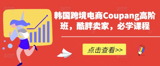 韩国跨境电商Coupang高阶班，酷胖卖家，必学课程-智壹网创